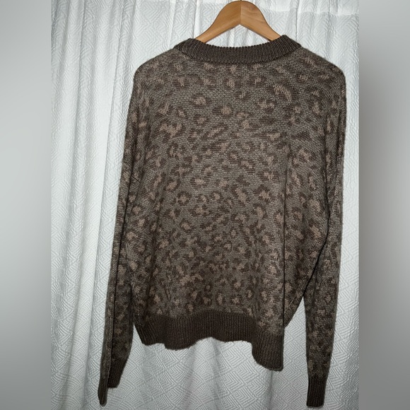 Aerie Chocolate Brown Knit Oversized Pullover - Picture 3 of 5